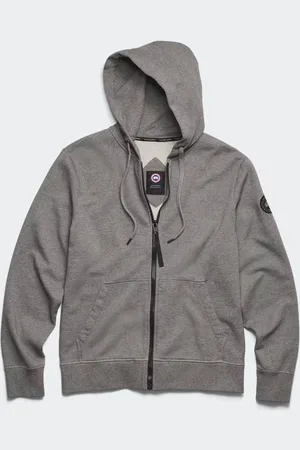 Canada Goose Sweat à capuche Huron Black Label avec fermeture éclair pleine longueur (Hommes, , P)