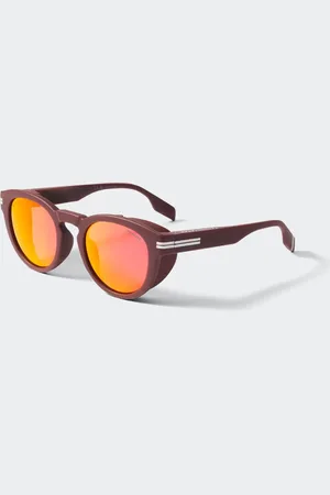 Canada Goose Lunettes de soleil Salar (Hommes, Matte Burgundy/Grey Flash Red, TAILLE UNIQUE)
