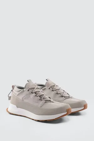 Canada Goose Sneaker de sentier Glacier pour hommes (Hommes, Limestone/White, 43)