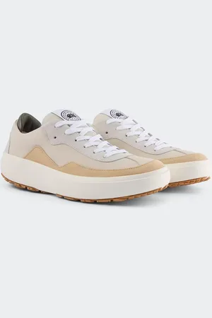 Canada Goose Sneaker Ossington pour hommes (Hommes, White/Cloth, 45)