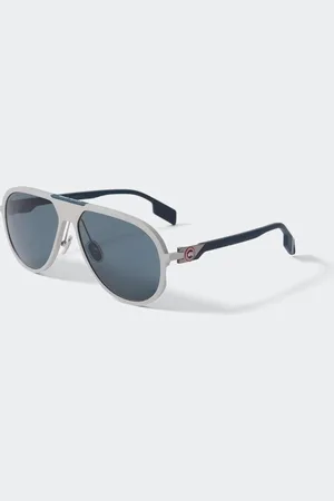 Canada Goose Lunettes de soleil Robson (Hommes, Matte Light Gunmetal/Blue, TAILLE UNIQUE)