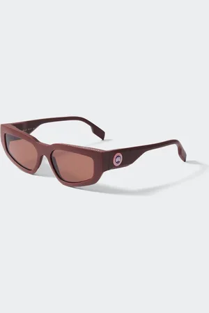 Canada Goose Lunettes de soleil Faroe (Femmes, Matte Burgundy/Light Brown, TAILLE UNIQUE)