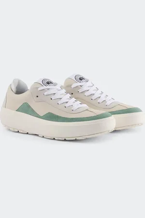 Canada Goose Sneaker Ossington pour femmes (Femmes, White/Washed Green, 39)