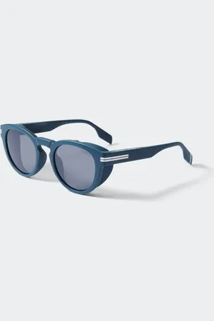 Canada Goose Lunettes de soleil Salar (Hommes, Matte Blue/Grey Flash, TAILLE UNIQUE)