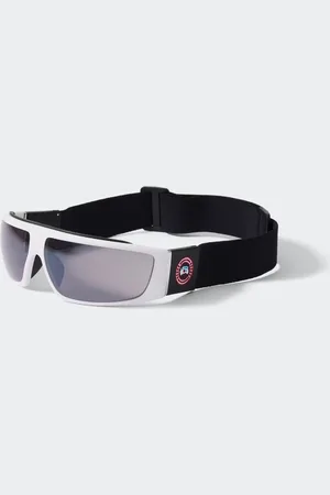 Canada Goose Lunettes de soleil Summit (Hommes, Matte White/Smoke, TAILLE UNIQUE)