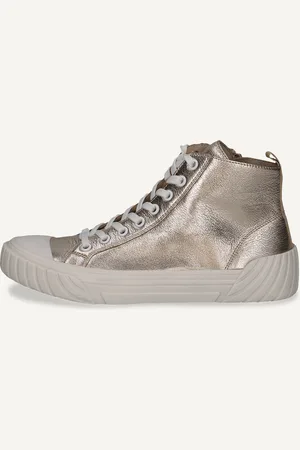 Caprice Basket métalliqueen Cuir