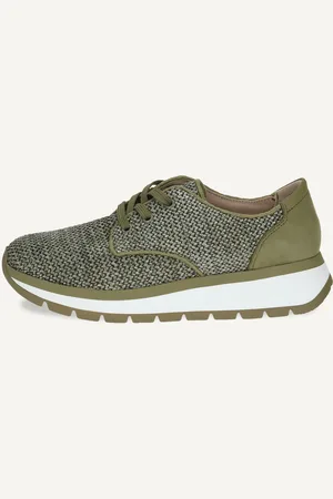 Caprice Basket kakien Mélange de matériaux de cuir et synthétique et textile