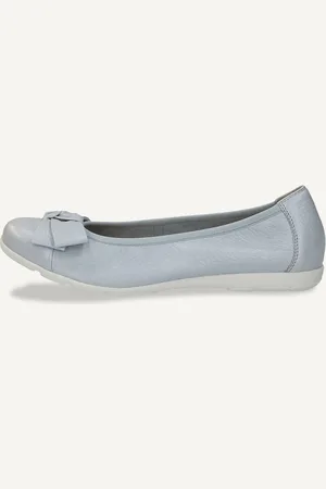 Caprice Ballerine bleuen Cuir