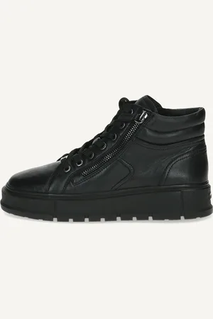 Caprice Bottine noiren Cuir sans talon