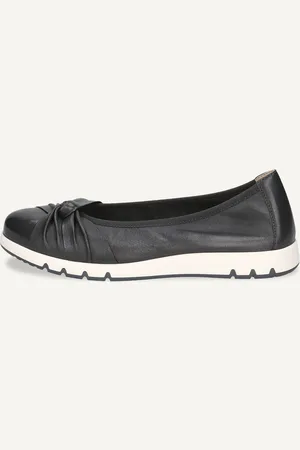 Caprice Ballerine bleuen Cuir