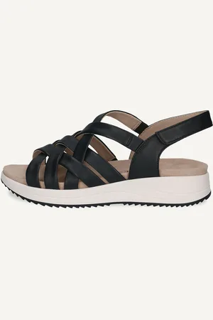 Caprice Sandale bleuen Cuir sans talon
