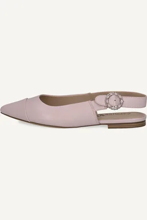 Caprice Escarpin mauveen Cuir avec Talon bloc