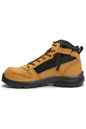 Carhartt Hommes Bottes de travail certifiées michigan rugged flex™ s1p midcut zip safety boot