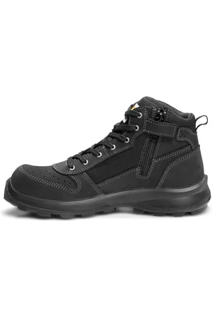 Carhartt Hommes Bottes de travail certifiées michigan rugged flex™ s1p midcut zip safety boot