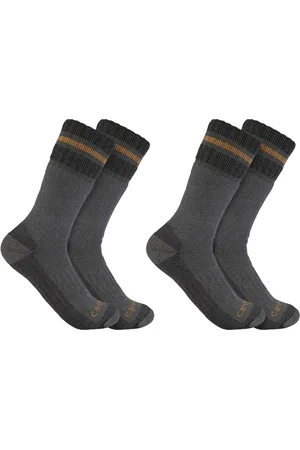 Carhartt Hommes Chausettes heavyweight synthetic-wool blend boot sock 2 pairs