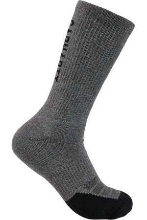 Carhartt Hommes Chausettes force™ midweight logo crew sock 3 pairs