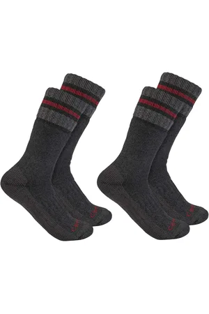 Carhartt Hommes Chausettes heavyweight synthetic-wool blend boot sock 2 pairs