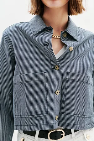 Caroll Veste Vignette marine femme