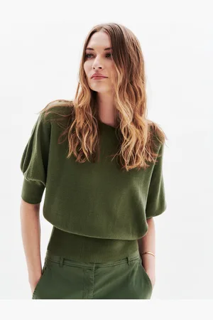 Caroll Pull joan oversize kaki femme