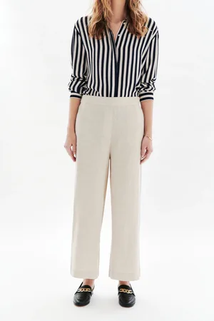Caroll Pantalon pandi 100% lin femme