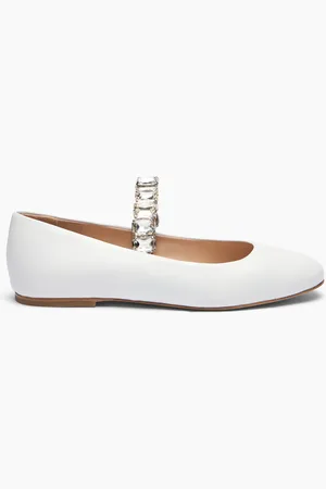 Casadei Crystal Ballet Flats