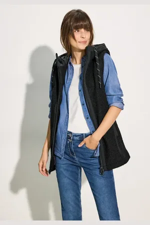 CECIL Gilet aspect laine