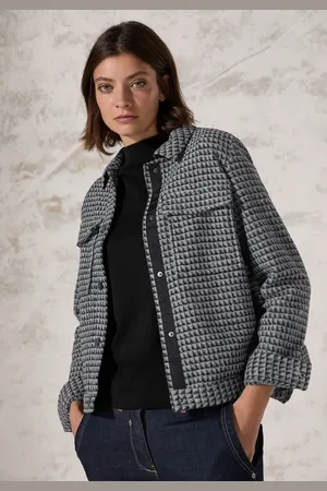 CECIL Veste courte en jacquard