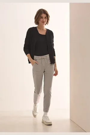CECIL Pantalon au look délavé