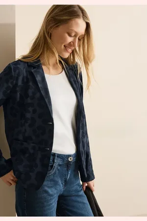 CECIL Blazer avec structure léopard