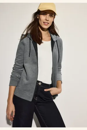 CECIL Veste à capuche Two-Tone