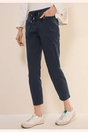 CECIL Pantalon au look délavé