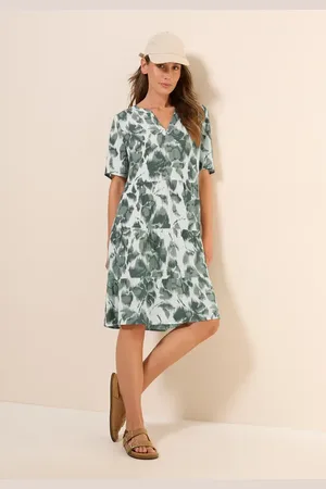 CECIL Robe en crêpe à motifs