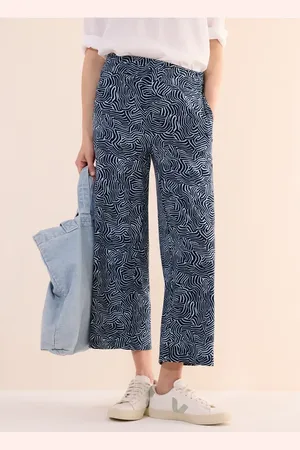 CECIL Pantalon Wide Legs à motifs