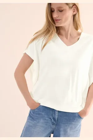 CECIL T-shirt décontracté à col en V