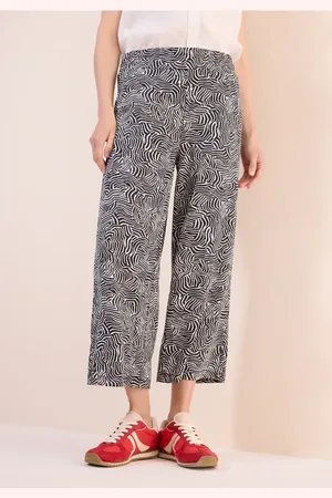 CECIL Pantalon Wide Legs à motifs