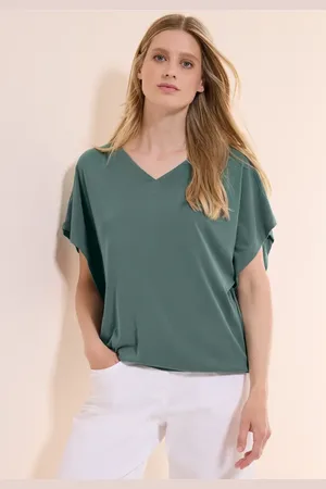 CECIL T-shirt décontracté à col en V