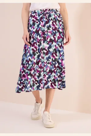 CECIL Jupe midi à motifs