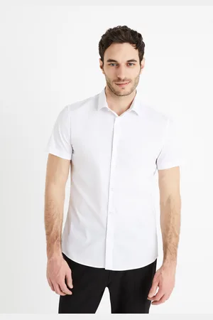 Camaïeu Chemisette slim en coton stretch