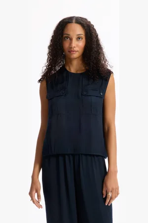 Celio Blouse en satin sans manches