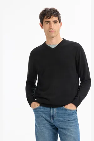 Camaïeu Pull col V 100% coton