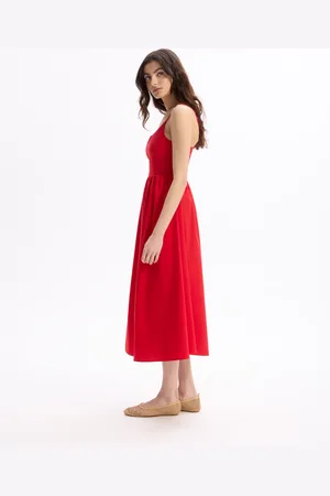 Celio Robe fluide longue à bretelle