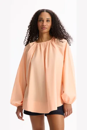 Celio Blouse oversize en coton - rose