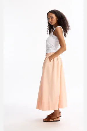 Celio Jupon en popeline - rose