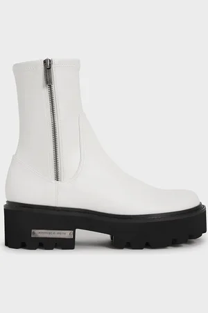 CHARLES & KEITH Bottines à fermeture éclair latérale