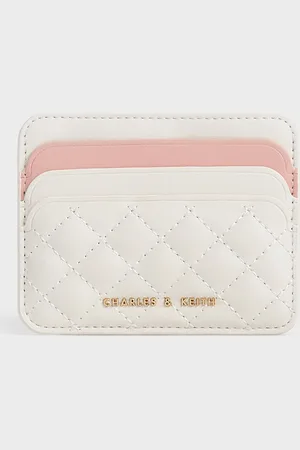 CHARLES & KEITH Porte-cartes multi-fentes matelassé