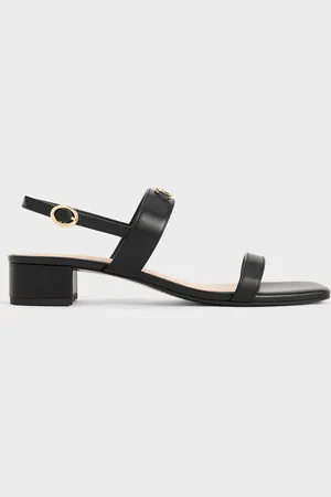 CHARLES & KEITH Sandales à bride arrière et détail métallique