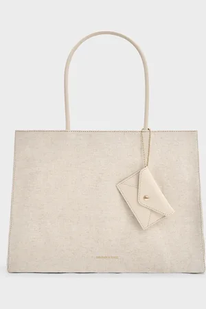 CHARLES & KEITH Grand sac cabas en lin Matina