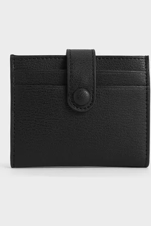 CHARLES & KEITH Porte-cartes à bouton-pression