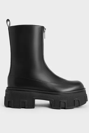 CHARLES & KEITH Bottes à plateforme et fermeture éclair