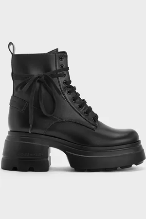 CHARLES & KEITH Bottines épaisses à lacets